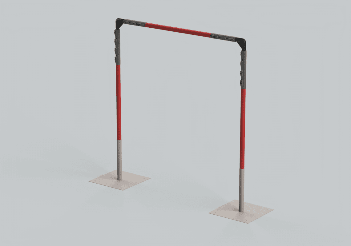 Overhead Guardian Goal Post for Sale or Hire SafeSite Facilities