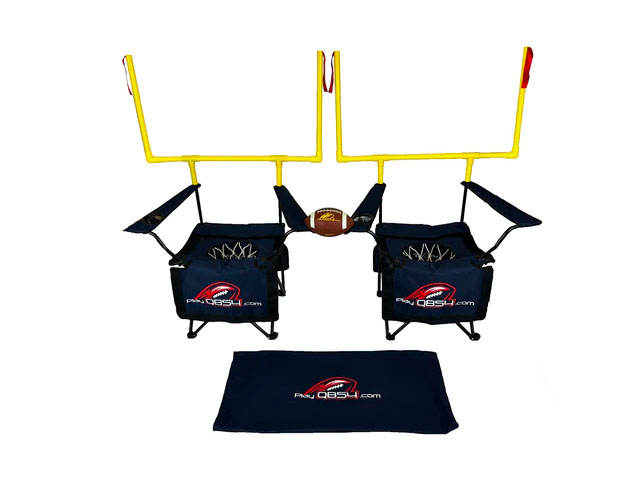 QB54 Set in Navy Color with chairs, goal posts, football