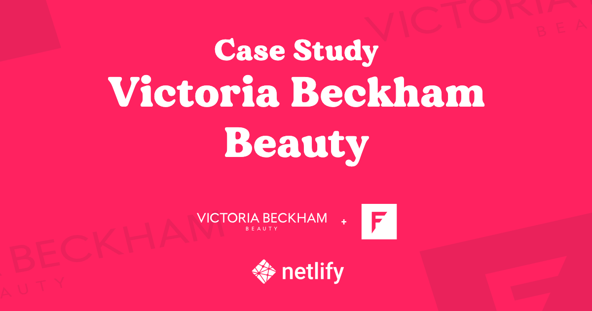 Victoria Beckham Beauty web story on Netlify