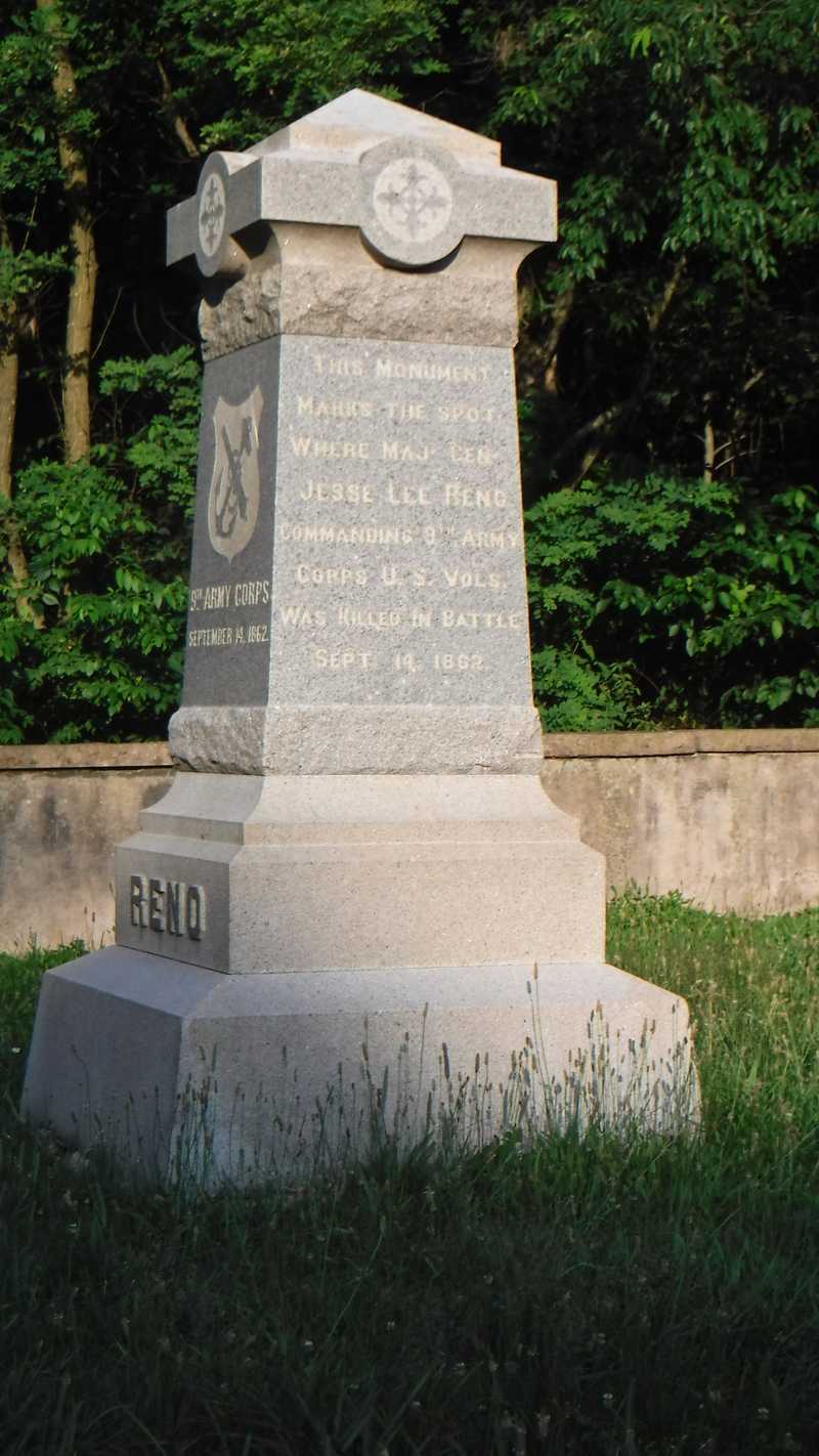 Monument for Union Major General Jesse Reno
