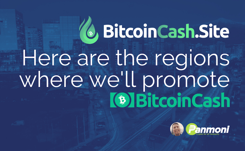 Here are the Countries and Regions We're Focusing on to Promote Bitcoin Cash