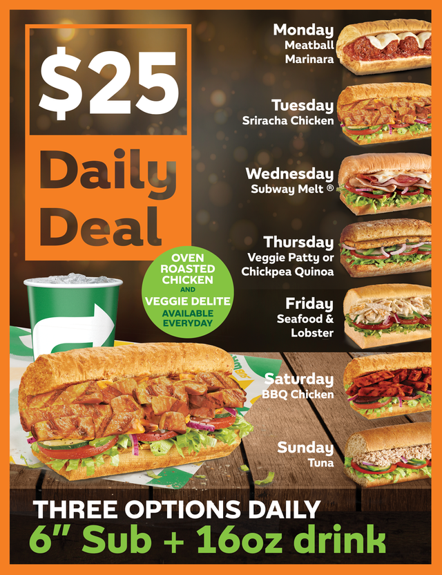 Offers Subway Trinidad and Tobago