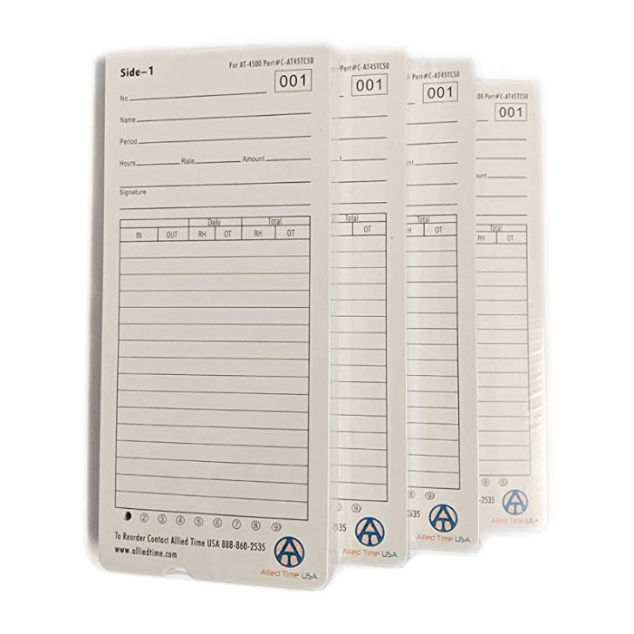 AT-4500 Time Cards (200 Pack)