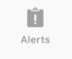 The Alerts icon on the Tab bar.