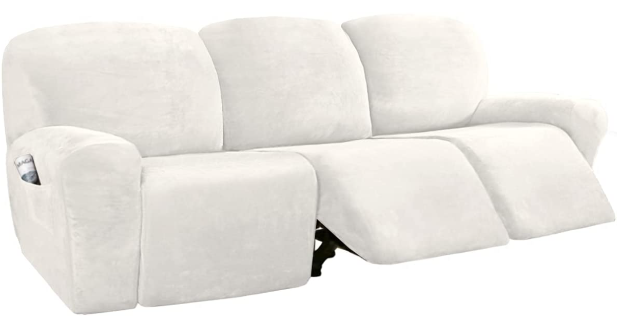 H.VERSAILTEX 8-Pieces Recliner Sofa Covers