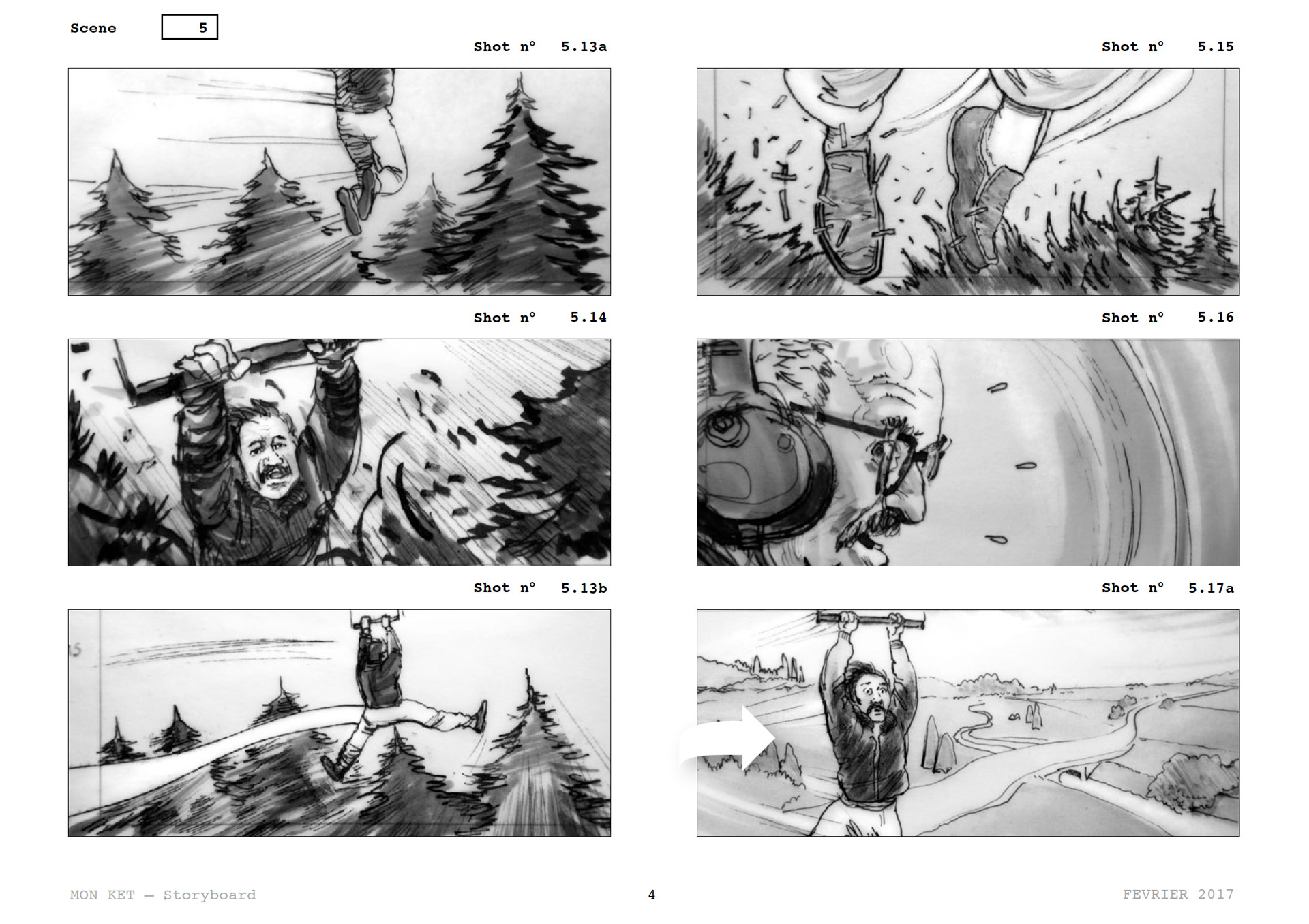 =Mon Ket — Storyboard, scènes d'évasion, page 3