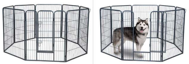 Paws and Pals Portable Camping Dog Fence