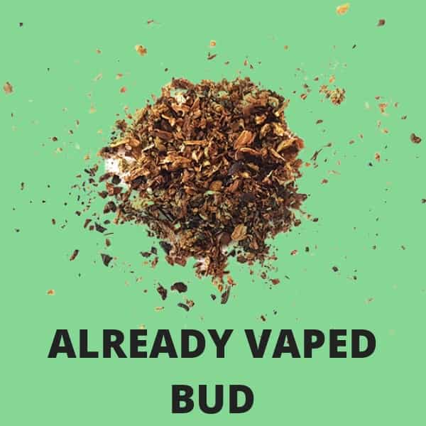 Already Vaped Bud Chart