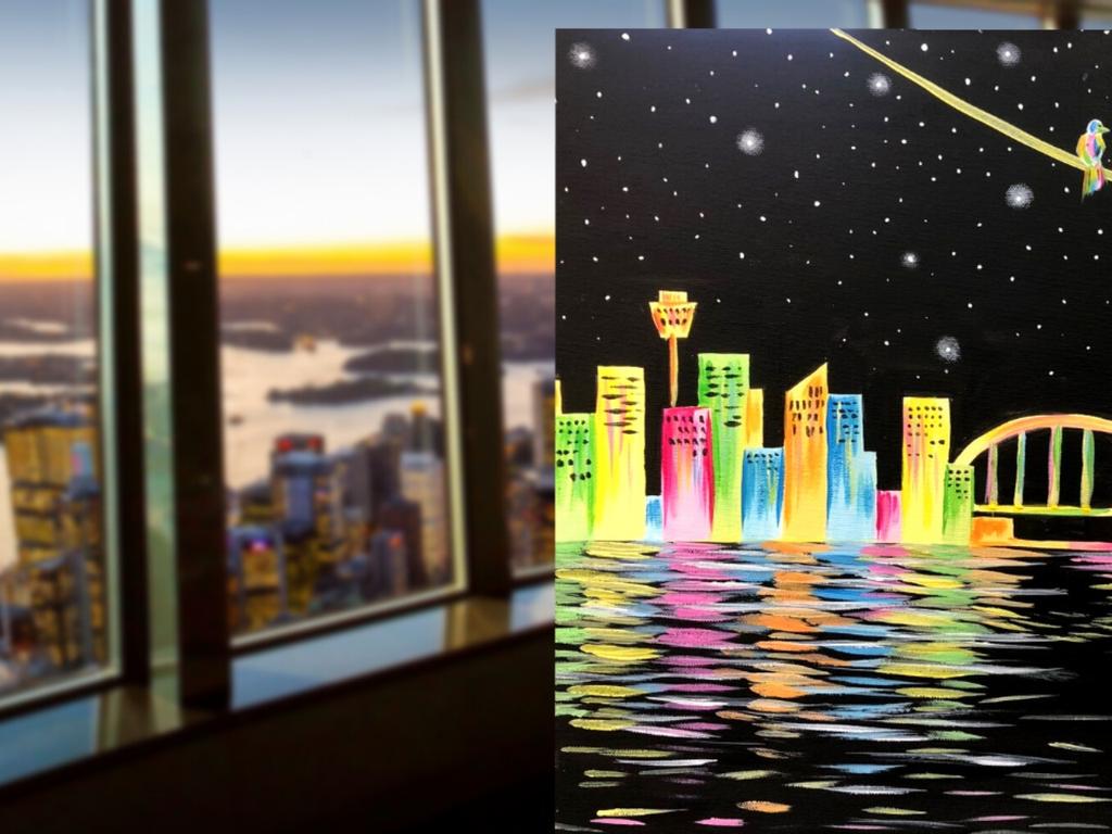 Champainting® launches Sydney's highest Paint & Sip event 2022 UpNext
