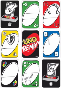 Uno Remix Different Types of Uno Cards