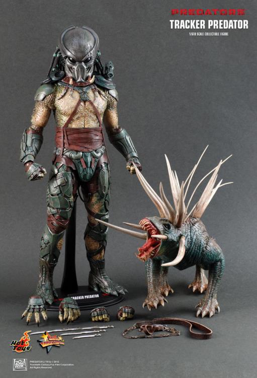 Hot Toys Predators MMS147 Tracker Predator with Hound 1/6th Scale Collectible Figure