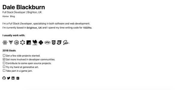 my old website