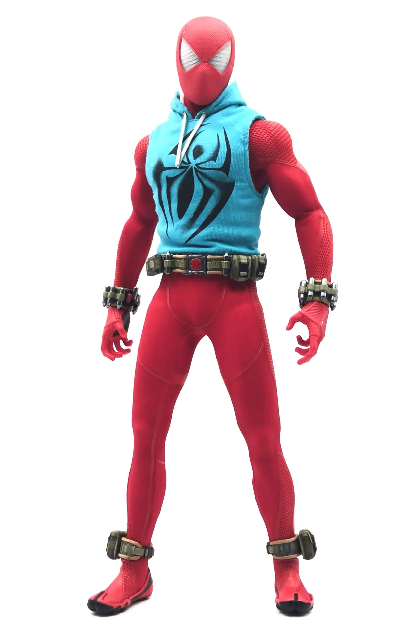Hot Toys Scarlet Spider Suit Spider Man Ps4 Showcase