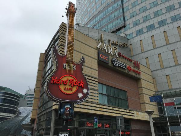 Time for another non-Polish meal - the Hard Rock Cafe this time!