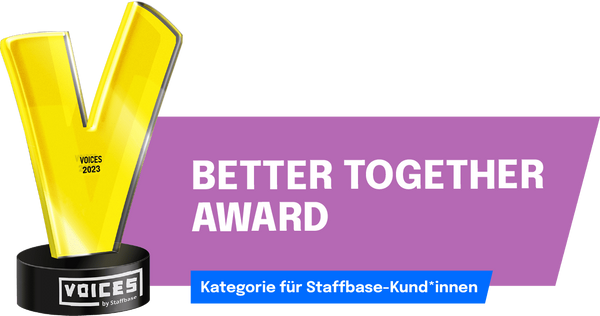 Better Together Award (Customer Award): Zusammen ist man auch in der IK weniger allein