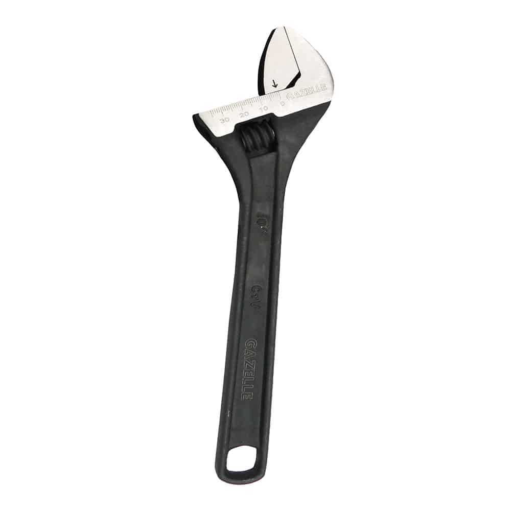 10 In. Adjustable Wrench, Black (250mm)