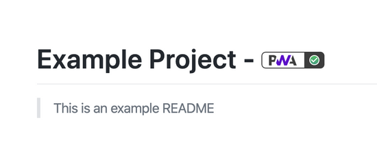 example project