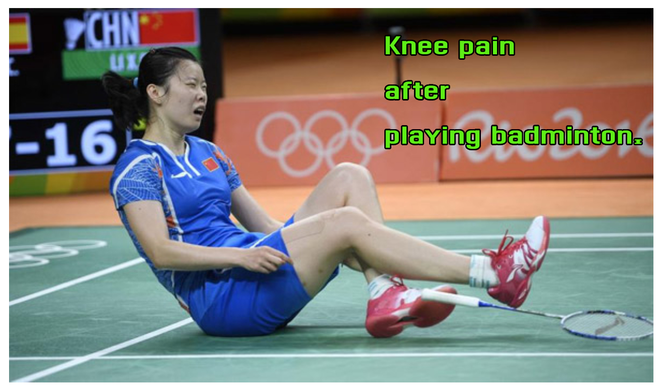 badminton knee pain reasons and solutions