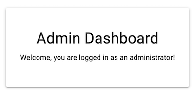 Admin Dashboard