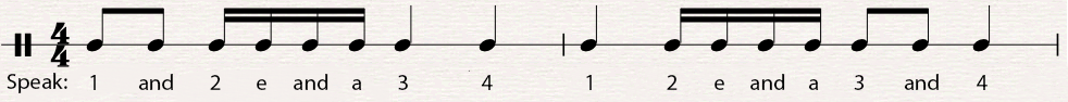 Using the dominant method for decoding rhythm