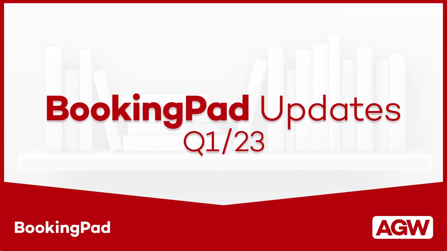 BookingPad Q1/23 Product Update