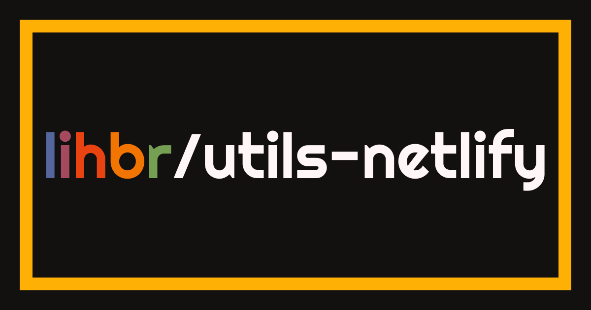 lihbr/utils-netlify logo