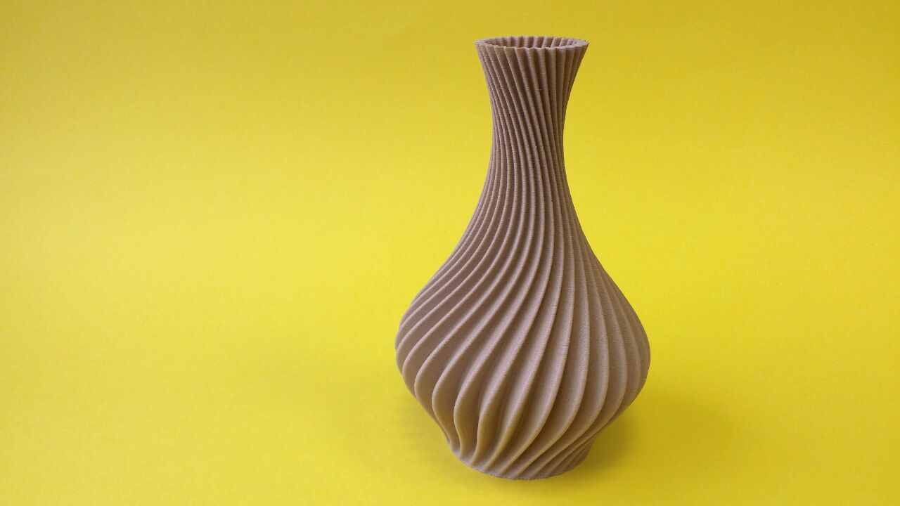 Colido 3d Printed Wood Filament Spiral Vase Printer Thinker