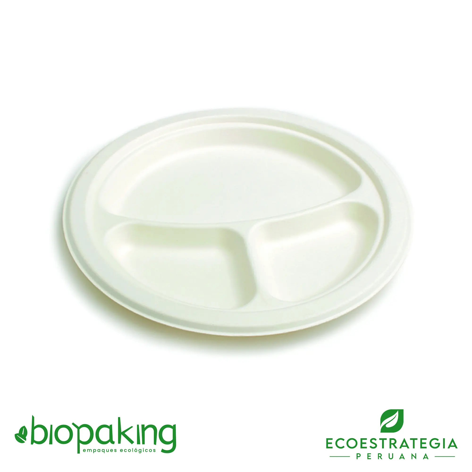 Platos biodegradables EP-26 D/V conocido también como platos biodegradables, platos ecológicos, platos descartables, platos desechables, platos compostables, platos para postres, platos de caña de azúcar, platos de fondo, platos hechos en Perú, platos caseros, platos pequeños o platos de fibra de caña de azúcar