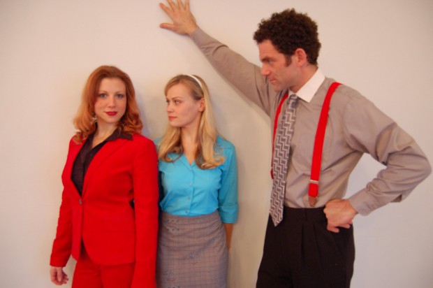 MJ Shaw (left), with Red Queen Effect co-creators Monica Dottor and Dylan Scott Smith