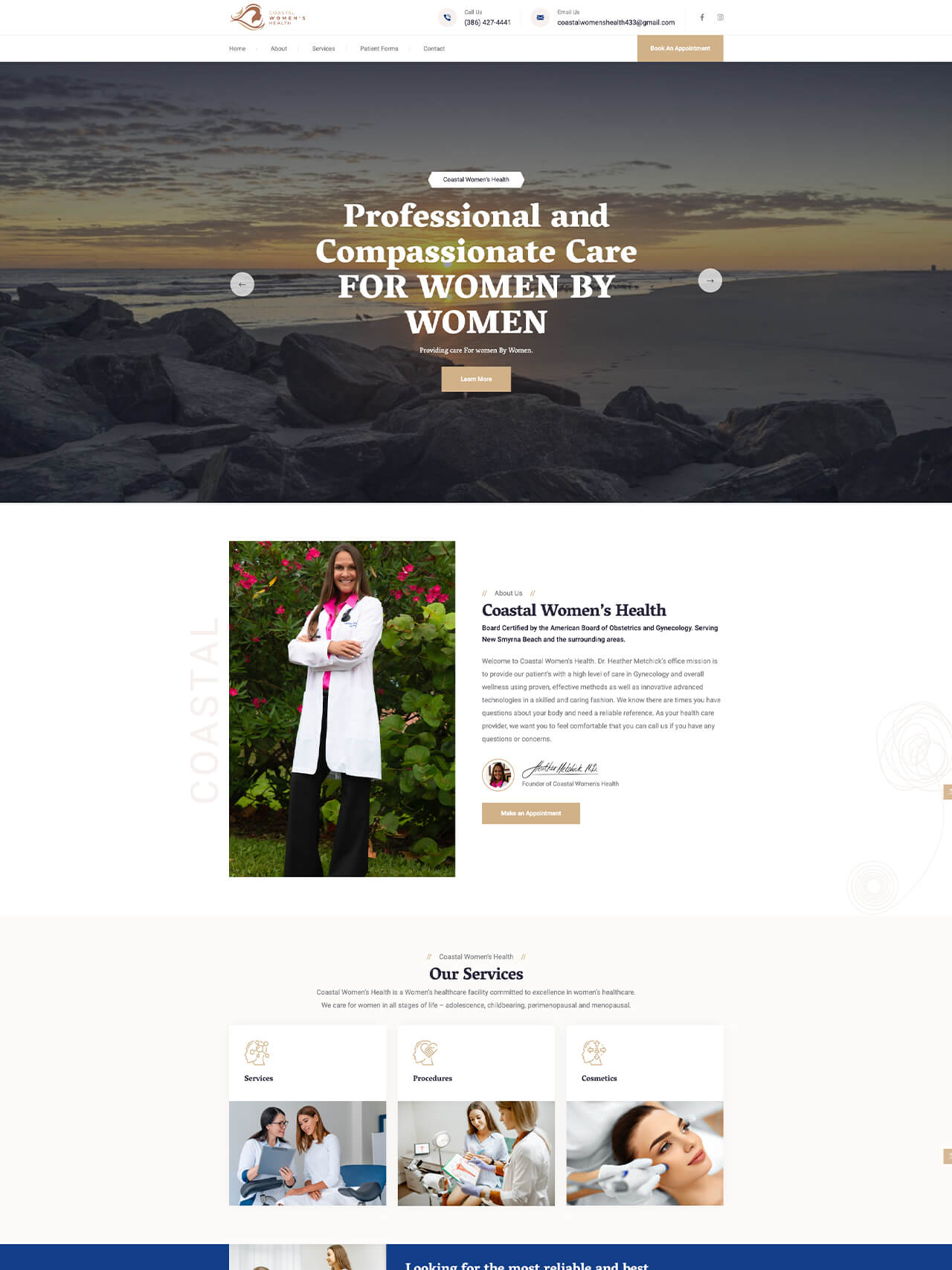 Coastal Women's Health Website