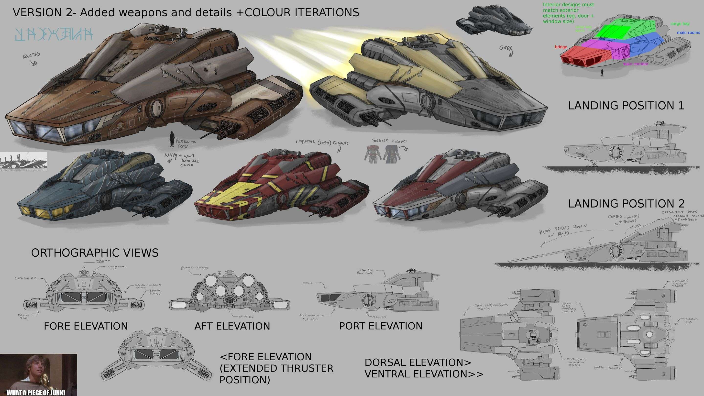 Soldier and Death: Hero Ship Developments