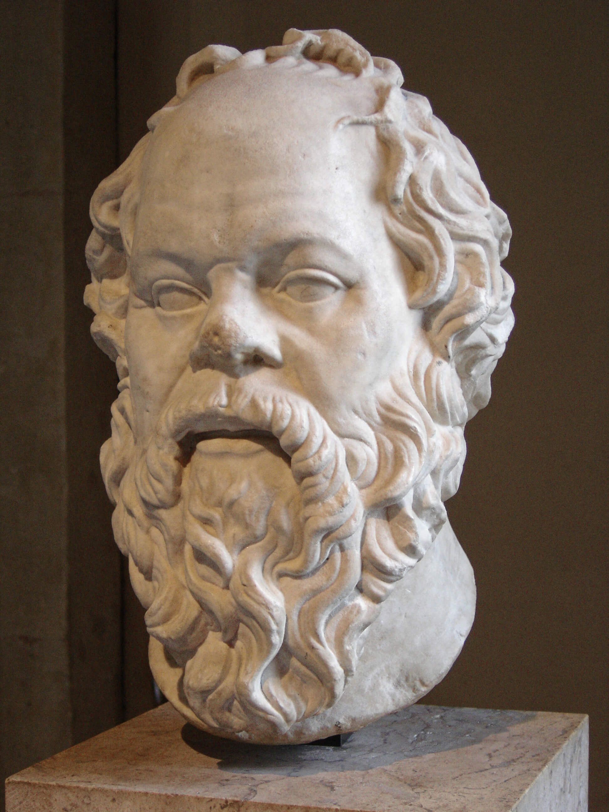 Sokrates Louvre Müzesi büstü.