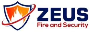 Zeus Fire and Security's official logo.