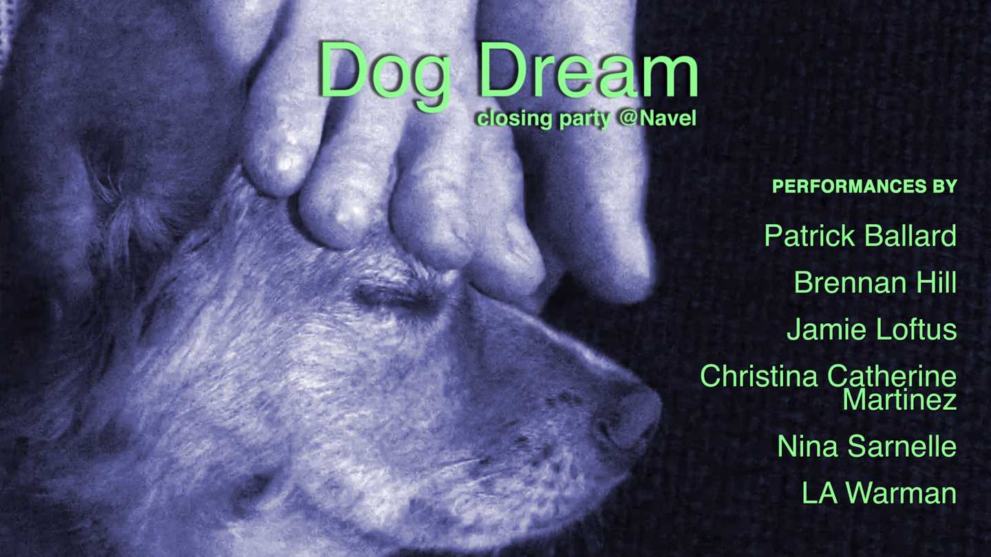 Dog Dream Closing Reception