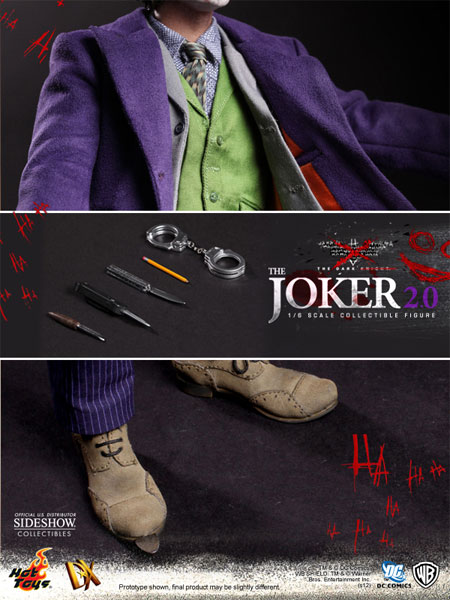 Hot Toys The Dark Knight DX11 The Joker 2.0 1/6th Scale Collectible Figure Hot Toys The Dark Knight DX11 The Joker 2.0 1/6th Scale Collectible Figure