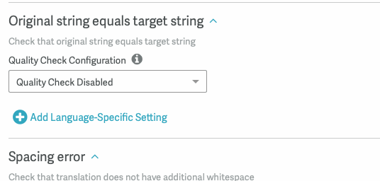 Quality Checks