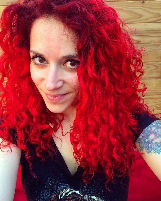 Aurora Red Curly Hair Color Ideas