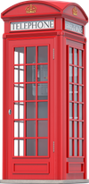 Red London telephone box