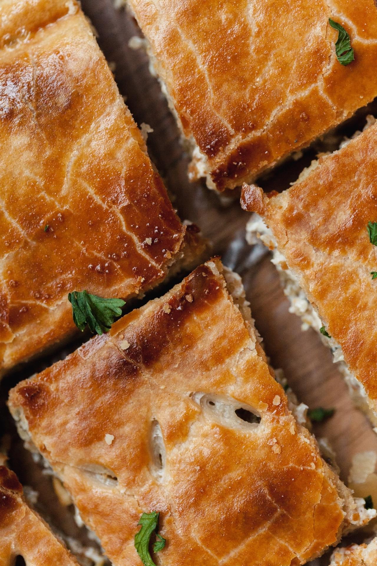 Cheesy Sausage Stuffed Puff Pastry Appetisers Olive & Mango