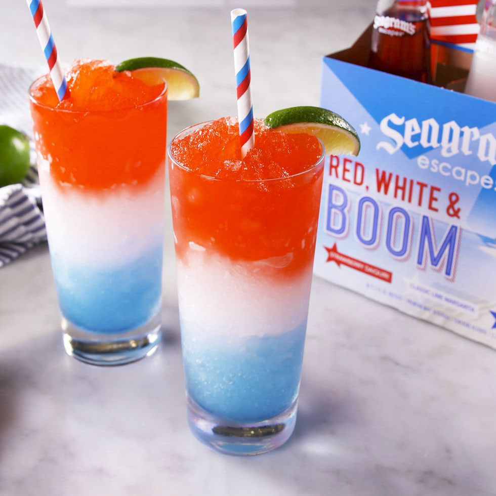 Red, White & Boom Margaritas Recipe Image