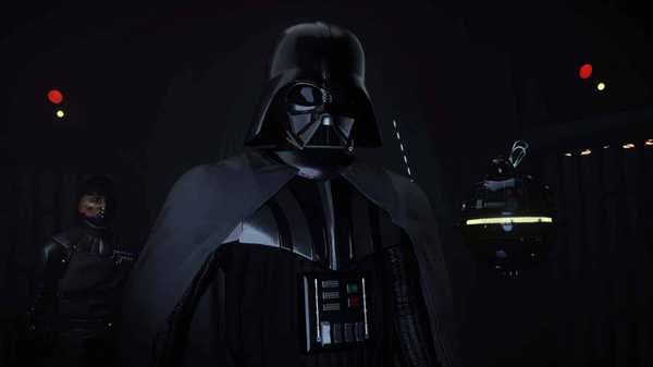 Dark Vader e outros personagens em Imagem do jogo de Oculus Quest Vader Immortal Credit: ILMxLab