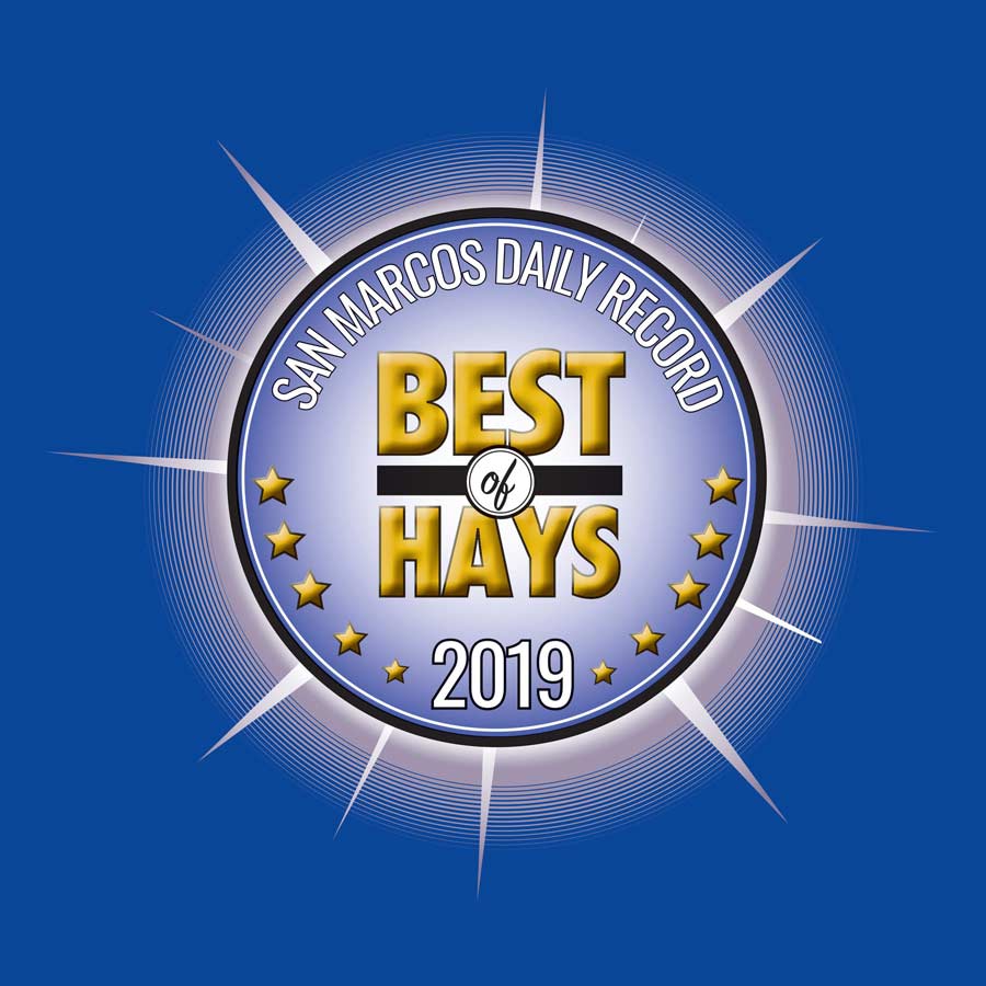 best of hays 2019 San Marcos Daily Record Best of Hays 2019 seal