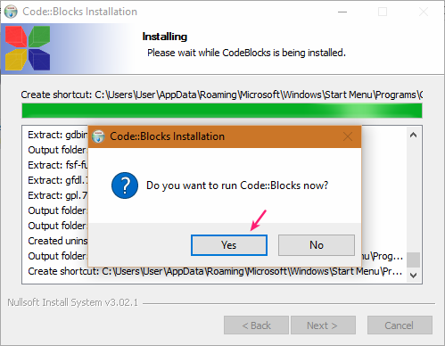 Instalasi Codeblocks pada Windows