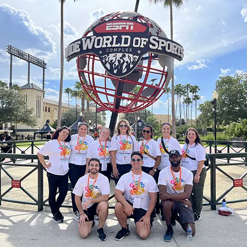 Hodges Physical Therapist Assistant Students at the 2023 Special Olympics in Orlando