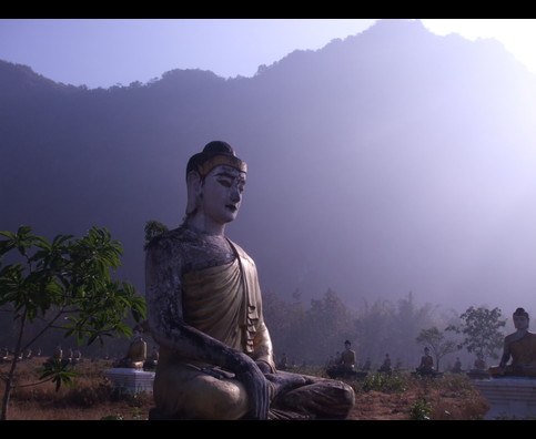 Burma Morning Buddhas 17