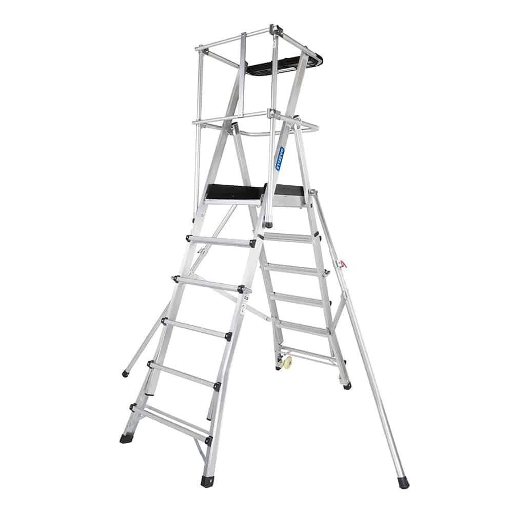 5-8.2ft Guardian Telescopic Platform Ladder (1.8-2.5m)