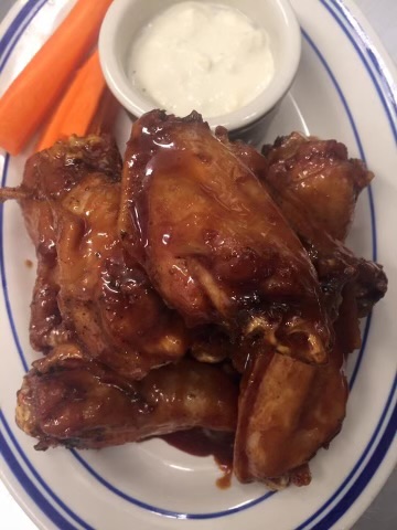 A picture of marmite wings
