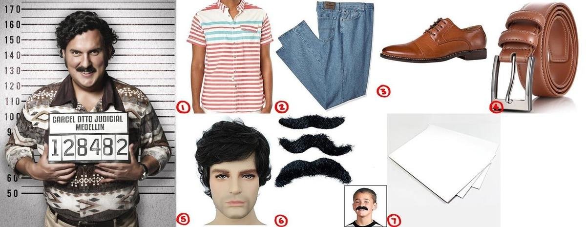 Dress Like Pablo Escobar from Narcos Costume for Cosplay &amp; Halloween