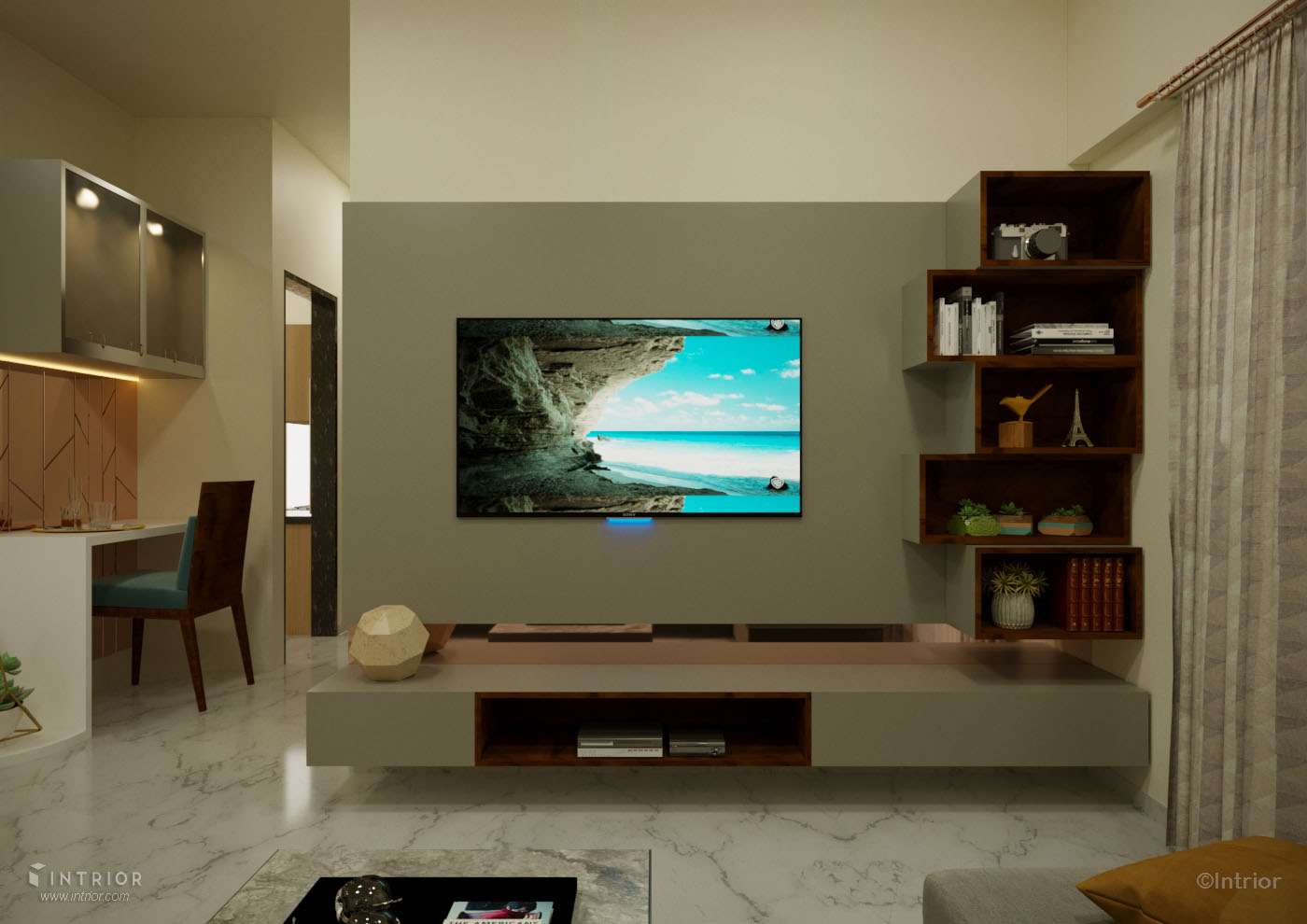 Living Room With TV Unit