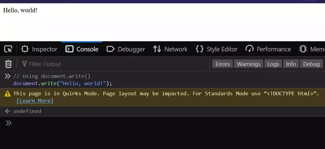 difference-between-console-log-and-document-write-in-javascript